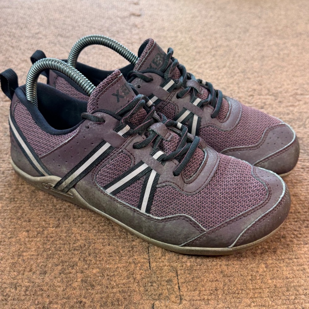 Xero Shoes Prio Womens 8.5 Barefoot Running Shoes Plum Purple Minimalist Sneaker
